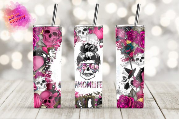 20oz Tumbler Mom Halloween