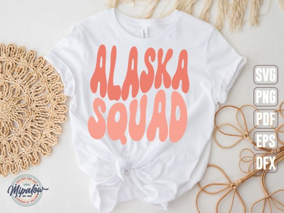 Alaska Squad State Vintage SVG Sublimati