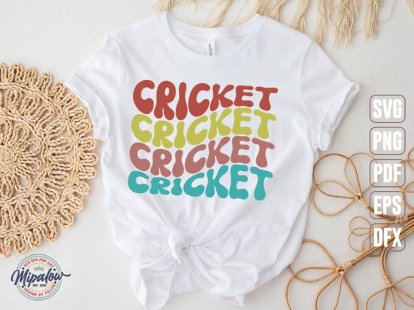 Cricket Svg, Wavy Text