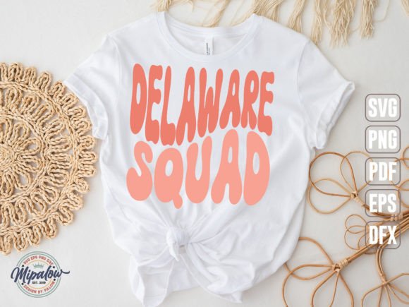 Delaware Squad State Vintage SVG