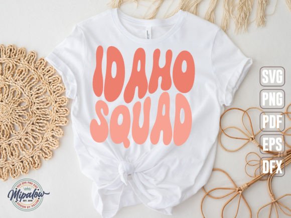 Idaho Squad State Vintage SVG