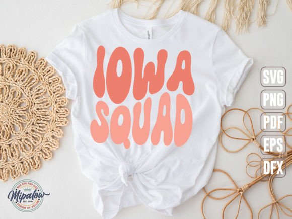 Iowa Squad State Vintage SVG