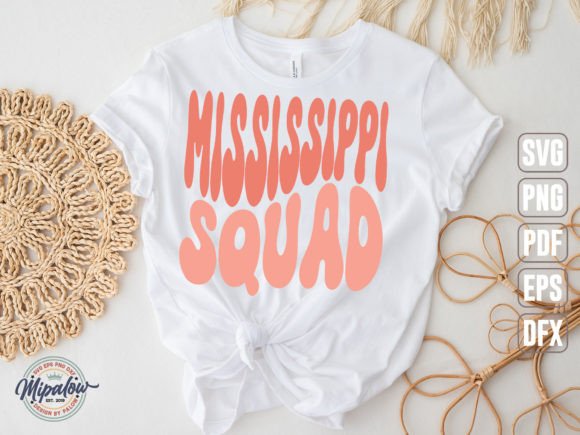 Mississippi Squad State Vintage SVG