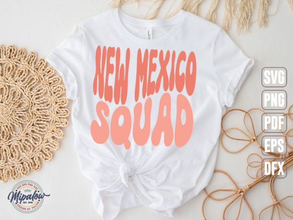 New Mexico Squad State Vintage SVG