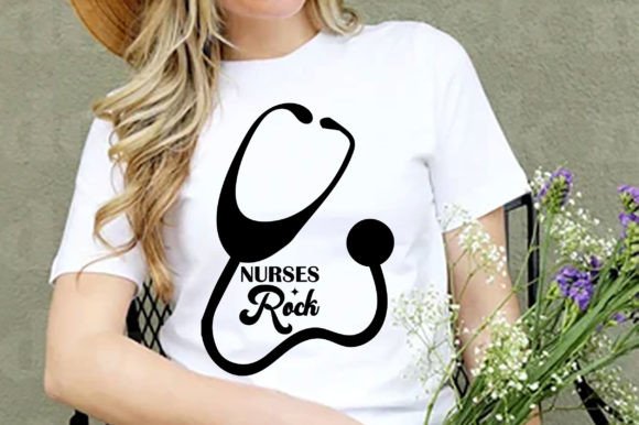 Nurse SVG Design, Nurses Rock