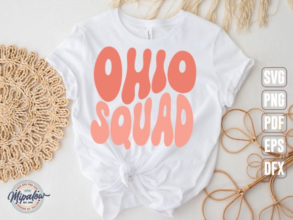 Ohio Squad State Vintage SVG