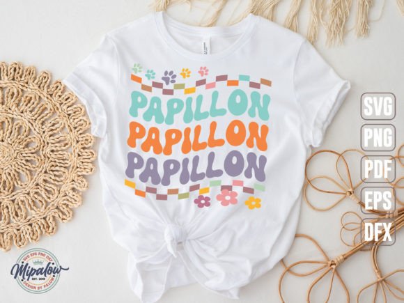 Papillon Svg, Groovy Wavy Retro